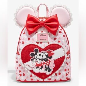 Loungefly Disney Mickey & Minnie Valentine’s Day Chocolate Scented Mini Backpack